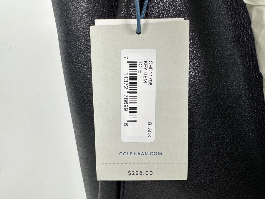Just Added - New Cole Haan Leather Tote Handbag Retails $298 [Photo 3]