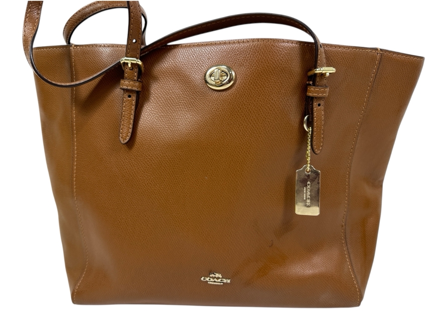 Just Added - Coach Tan Tote Handbag