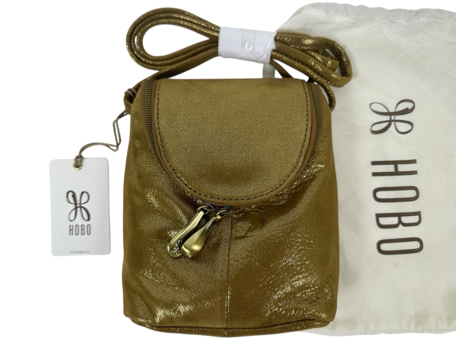 Just Added - New Hobo Fern Shimmer Leather Handbag Retails $138