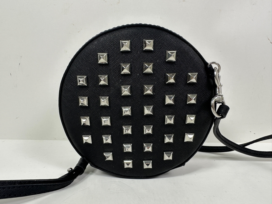 Just Added - New Rebecca Minkoff Rachel Crossbody Black Studded Handbag Retails $245 [Photo 2]