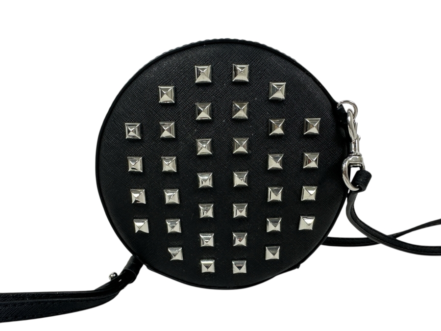 Just Added - New Rebecca Minkoff Rachel Crossbody Black Studded Handbag Retails $245 [Photo 1]