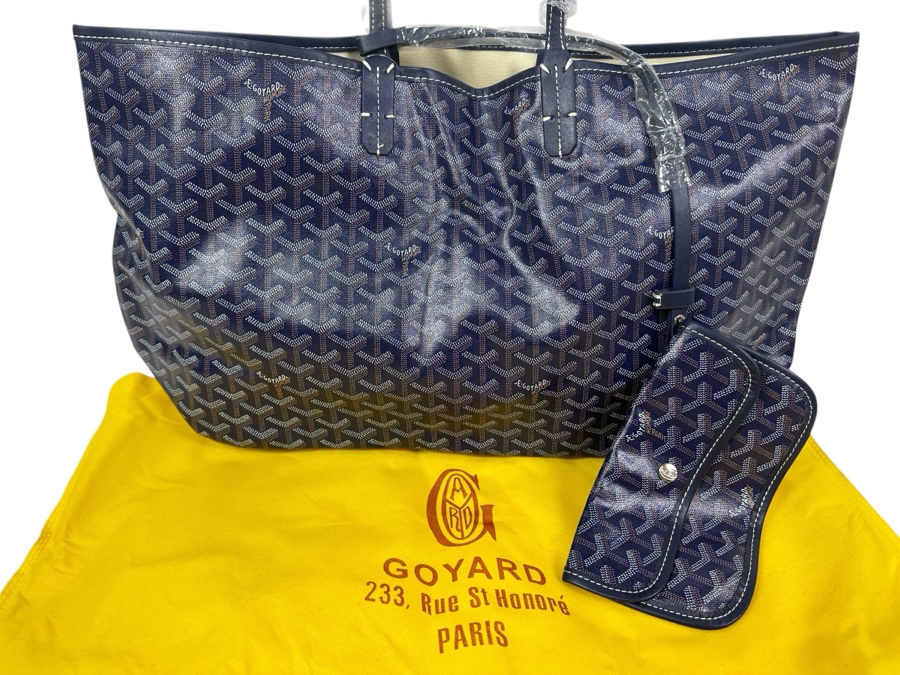 Just Added - New Goyard Paris St. Louis GM Handbag Retails $3,000+