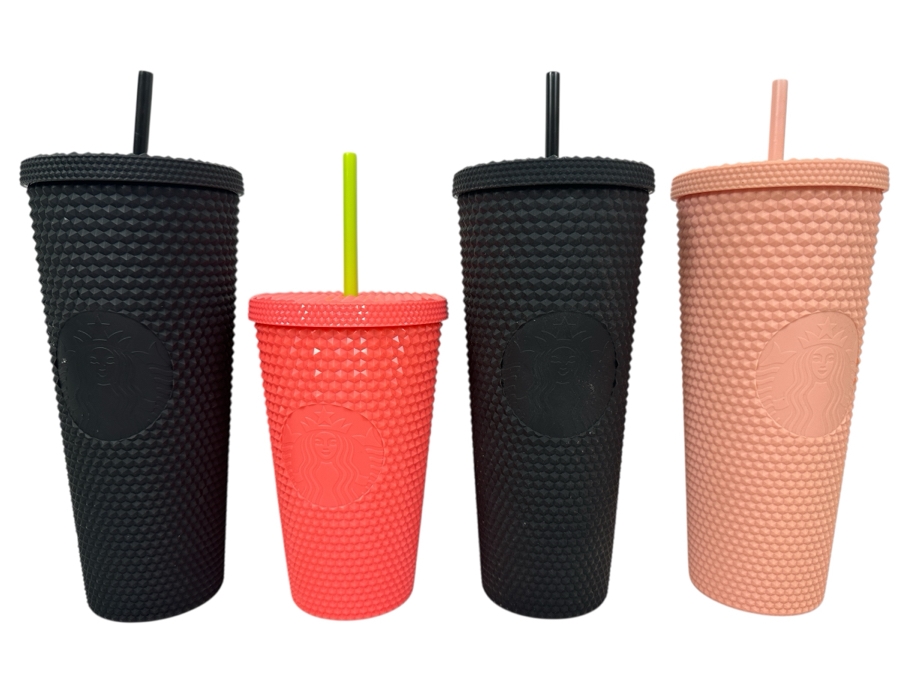 Just Added - (4) New Starbucks Coffee Studded Tumblers [Photo 1]