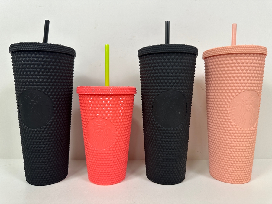 Just Added - (4) New Starbucks Coffee Studded Tumblers [Photo 2]