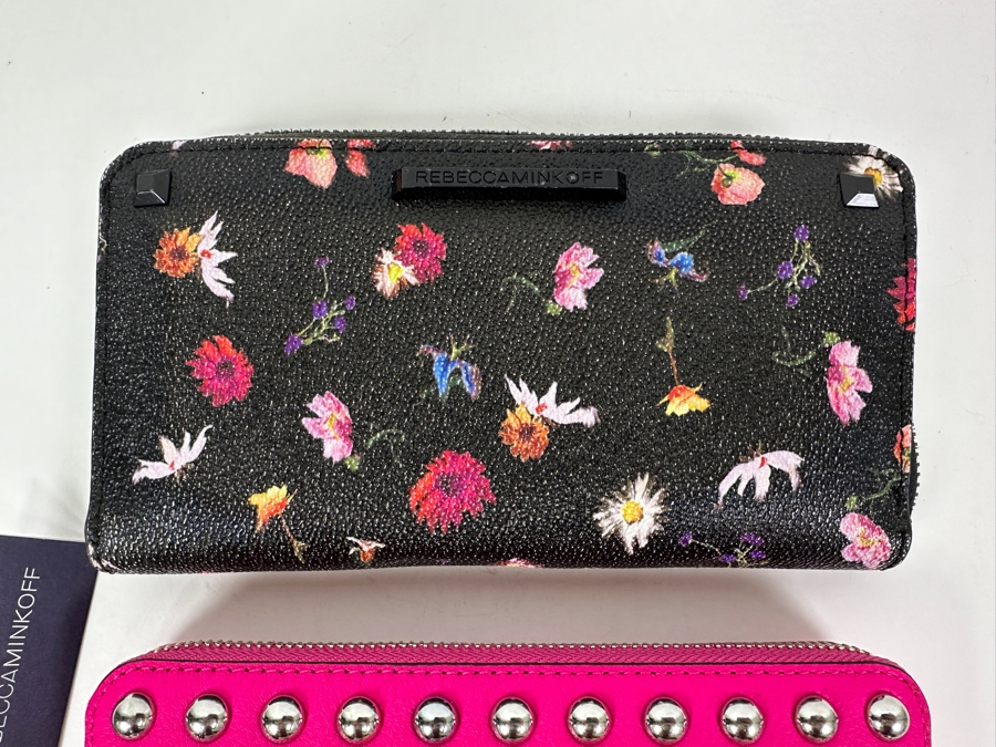 Just Added - New Pair Of Rebecca Minkoff Wallets - Flamingo Studded Wallet Retails $145 [Photo 4]