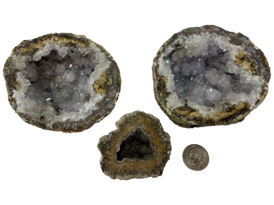 Just Added - (3) Geode Halves [Photo 1]