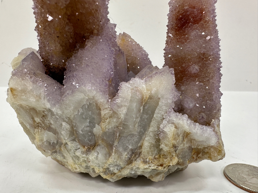 Just Added - Amethyst Cactus Quartz Organic Sculpture 3.5'H [Photo 7]