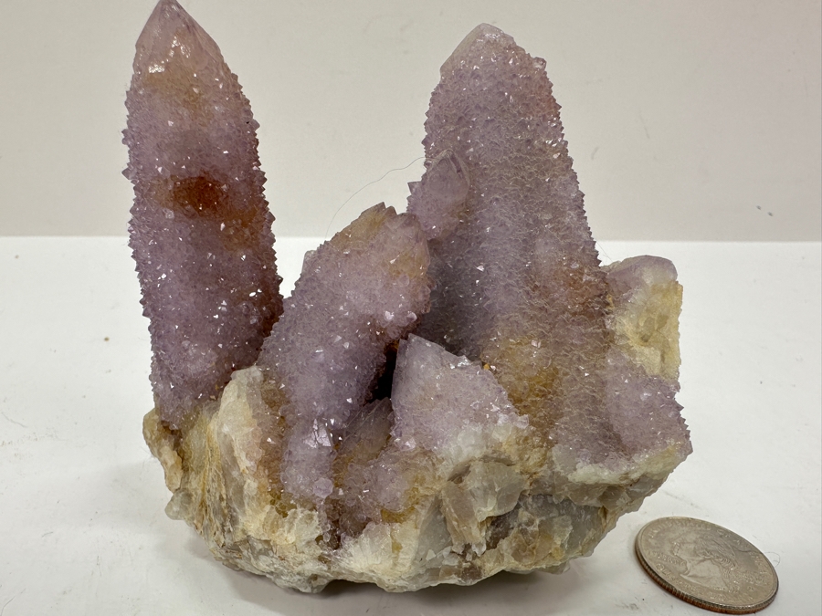Just Added - Amethyst Cactus Quartz Organic Sculpture 3.5'H [Photo 4]
