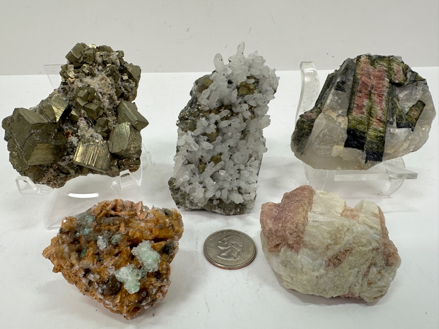 Just Added - (5) Collection Of Various Rocks / Quartz / Pyrite [Photo 2]