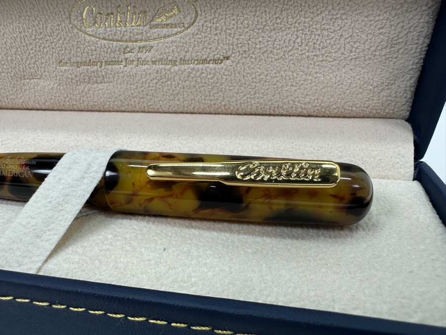 Just Added - New Conklin All American Tortoiseshell Ballpoint Pen [Photo 4]