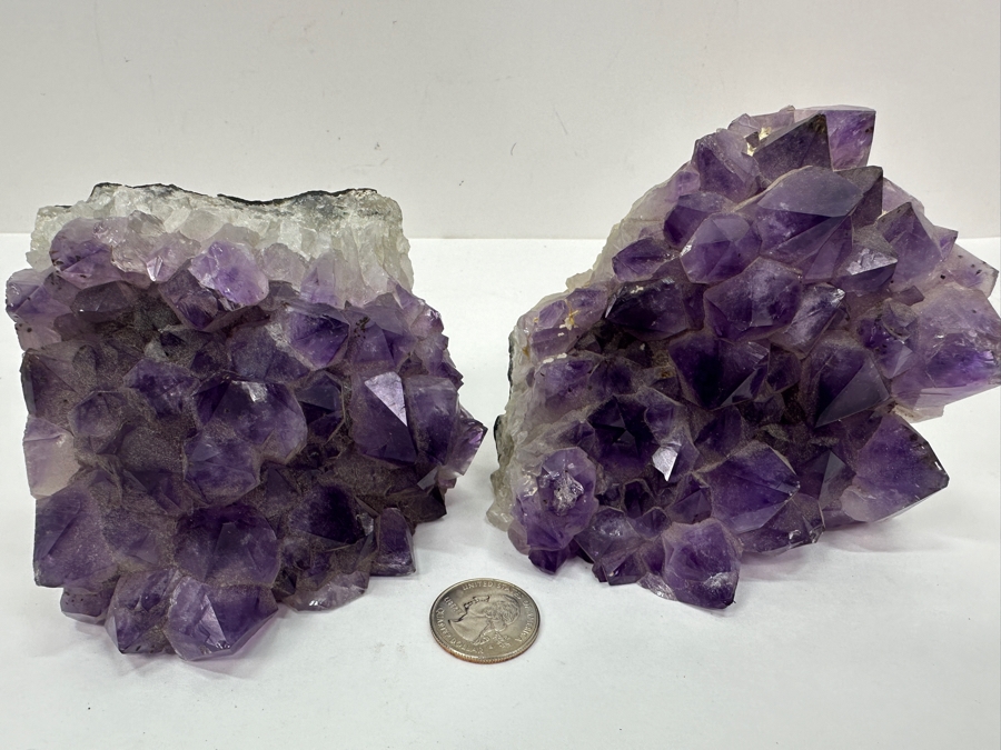 Just Added - Pair Of Amethyst Geodes [Photo 2]