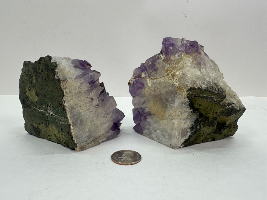 Just Added - Pair Of Amethyst Geodes [Photo 7]