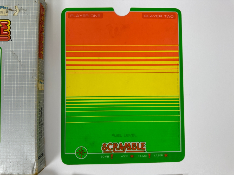 Vintage 1982 Vectrex Scramble Arcade System Video Game Cartridge With Original Box, Screen Overlay & Instruction Manual - Vectrex Was The Only Home Market Vector Display-Based Stand Alone Gaming Platform [Photo 4]