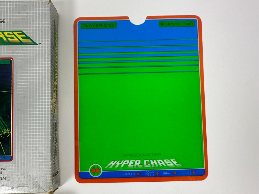 Vintage 1982 Vectrex Hyper Chase Arcade System Video Game Cartridge With Original Box, Screen Overlay & Instruction Manual - Vectrex Was The Only Home Market Vector Display-Based Stand Alone Gaming Platform [Photo 4]