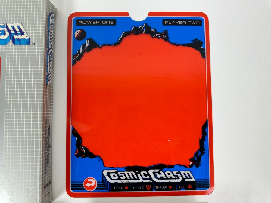Vintage 1982 Vectrex Cosmic Chasm Arcade System Video Game Cartridge With Original Box, Screen Overlay & Instruction Manual - Vectrex Was The Only Home Market Vector Display-Based Stand Alone Gaming Platform [Photo 4]