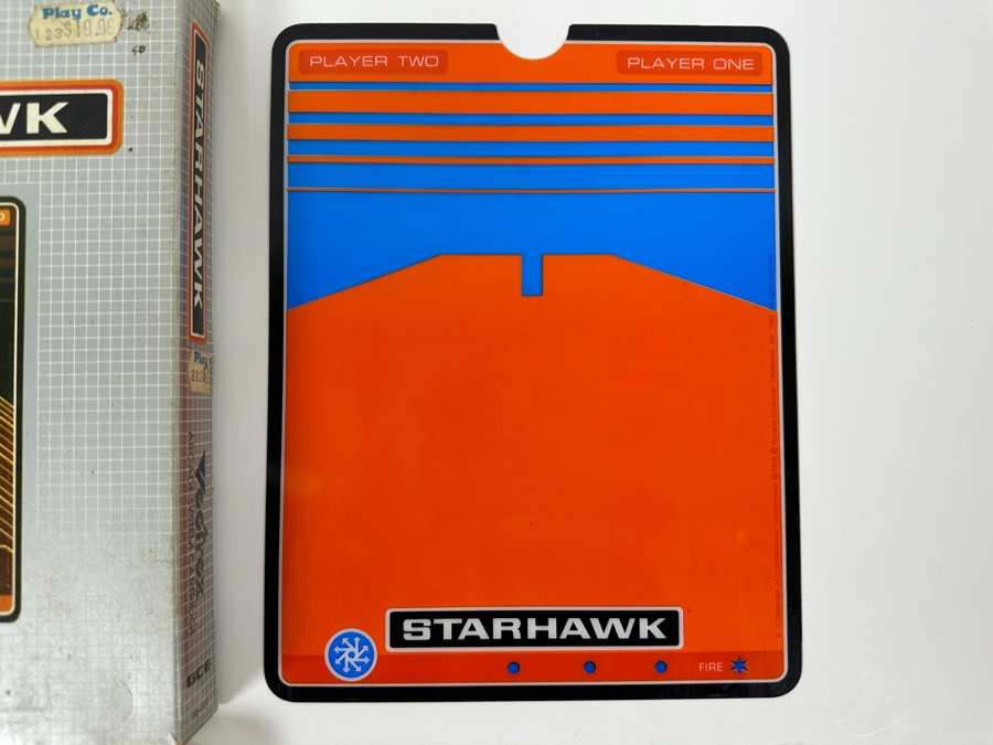 Vintage 1982 Vectrex Starhawk Arcade System Video Game Cartridge With Original Box, Screen Overlay & Instruction Manual - Vectrex Was The Only Home Market Vector Display-Based Stand Alone Gaming Platform [Photo 4]