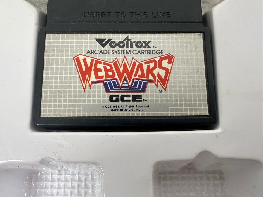 Vintage 1983 Vectrex Web Wars Arcade System Video Game Cartridge With Original Box, Screen Overlay & Instruction Manual - Vectrex Was The Only Home Market Vector Display-Based Stand Alone Gaming Platform [Photo 6]