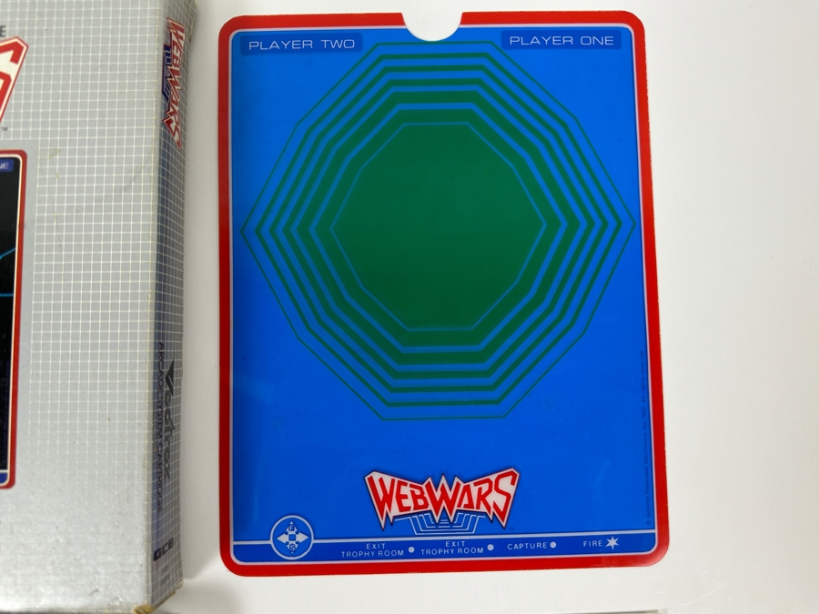 Vintage 1983 Vectrex Web Wars Arcade System Video Game Cartridge With Original Box, Screen Overlay & Instruction Manual - Vectrex Was The Only Home Market Vector Display-Based Stand Alone Gaming Platform [Photo 4]