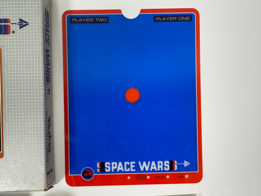Vintage 1982 Vectrex Space Wars Arcade System Video Game Cartridge With Original Box, Screen Overlay & Instruction Manual - Vectrex Was The Only Home Market Vector Display-Based Stand Alone Gaming Platform [Photo 4]