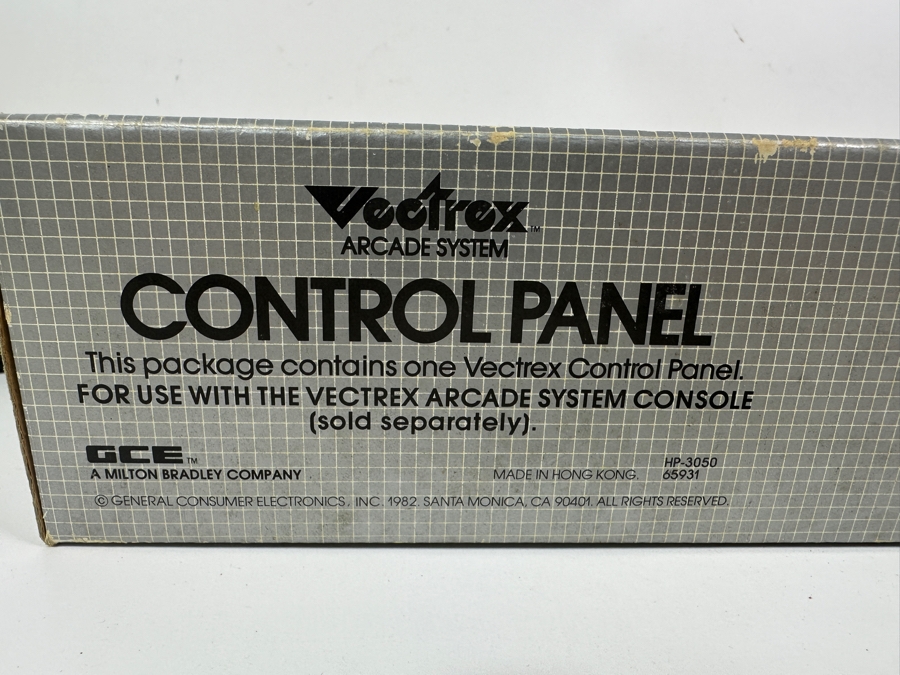 Vintage 1982 Vectrex Arcade System Video Game Control Panel With Box - Vectrex Was The Only Home Market Vector Display-Based Stand Alone Gaming Platform [Photo 8]