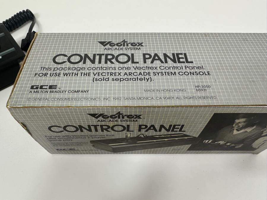 Vintage 1982 Vectrex Arcade System Video Game Control Panel With Box - Vectrex Was The Only Home Market Vector Display-Based Stand Alone Gaming Platform [Photo 6]