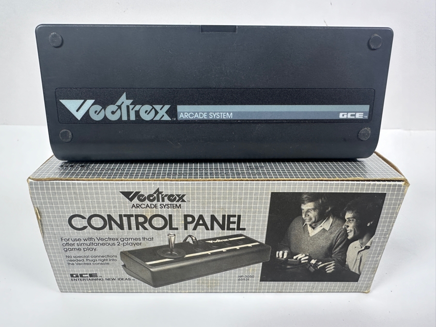 Vintage 1982 Vectrex Arcade System Video Game Control Panel With Box - Vectrex Was The Only Home Market Vector Display-Based Stand Alone Gaming Platform [Photo 5]