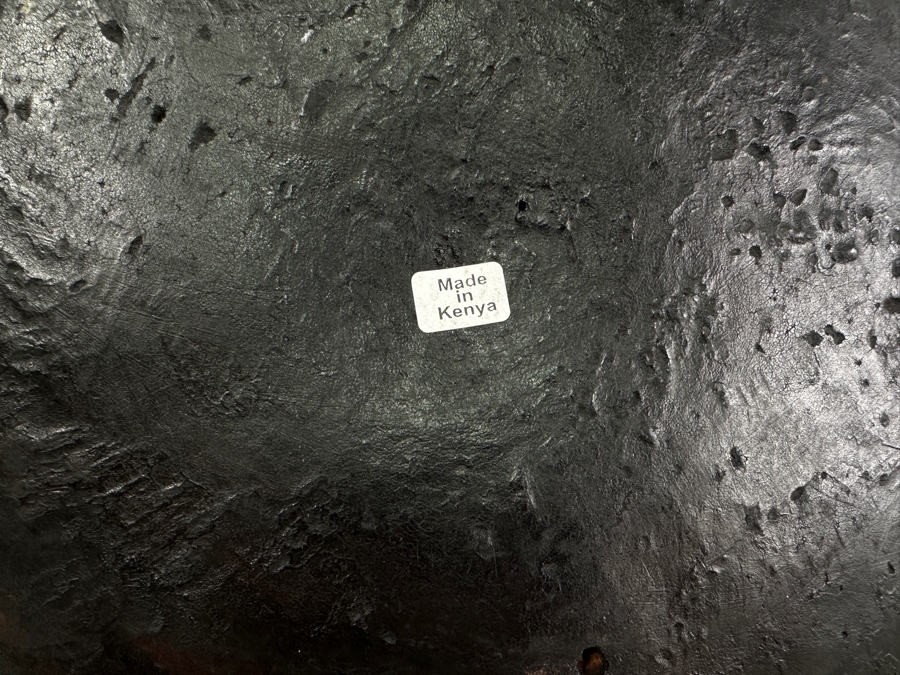 Pair Of Large African Kenya Carved Gourds 14H [Photo 7]