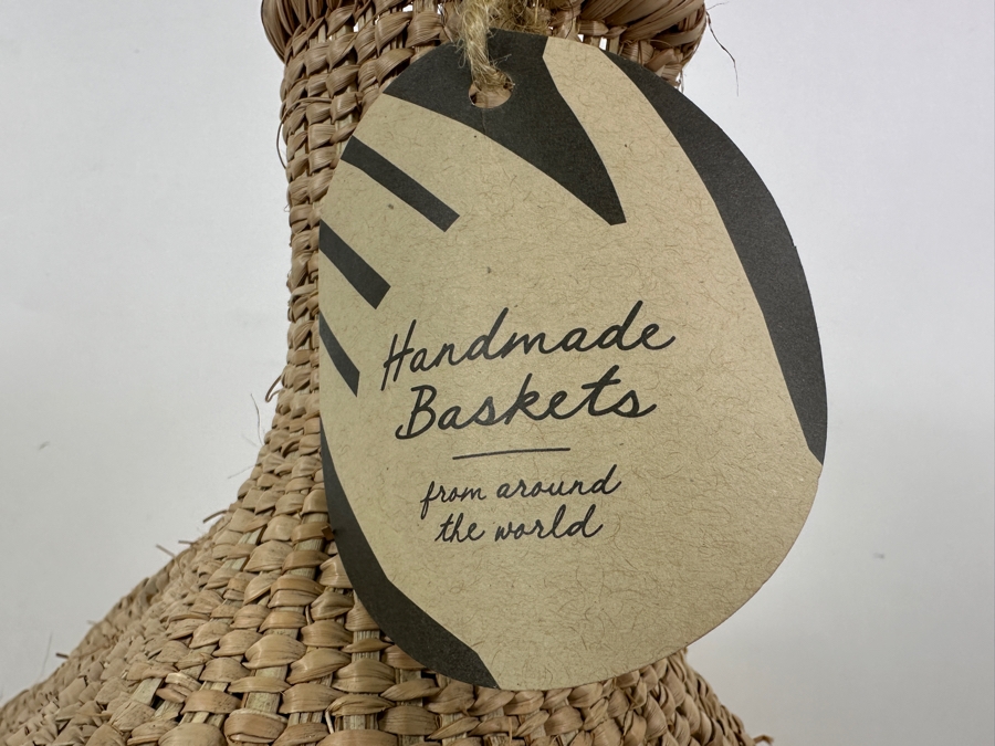 Handmade Woven Basket From Zimbabwe 22'H Retails $104 [Photo 3]