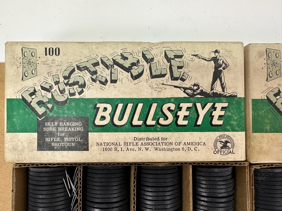 Two New Boxes Of NRA Bustible Bullseye Plastic Targets For Rifles, Pistols Or Shotguns [Photo 3]