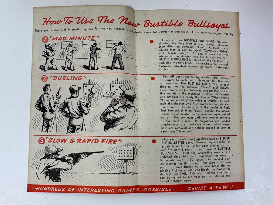 Two New Boxes Of NRA Bustible Bullseye Plastic Targets For Rifles, Pistols Or Shotguns [Photo 5]