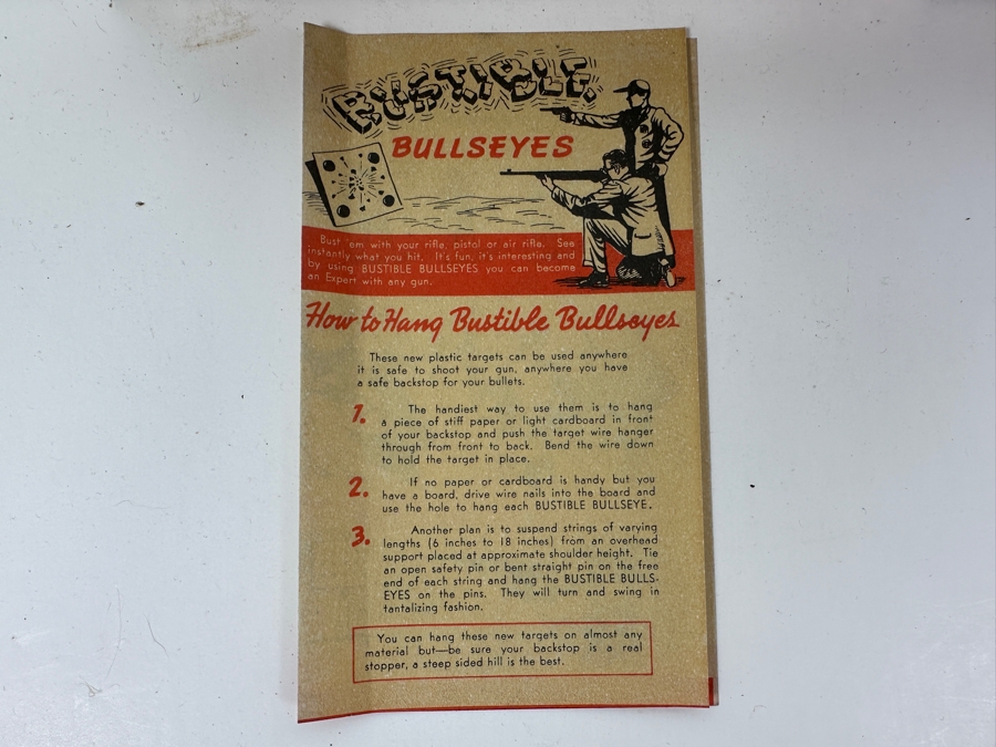 Two New Boxes Of NRA Bustible Bullseye Plastic Targets For Rifles, Pistols Or Shotguns [Photo 4]