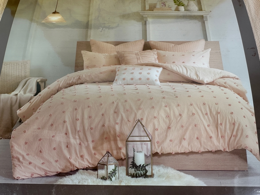 New Urban Habitat Full/Queen Comforter Set with Kip&Co 100% Cotton Tassel Throw 180cm x 230cm [Photo 3]