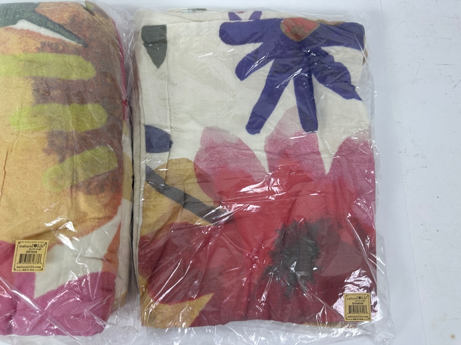 New Natural Life Full/Queen Duvet Cover with (2) Shams [Photo 4]