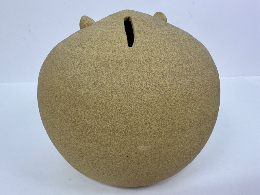 Art Pottery Fat Cat Piggy Bank 7'H [Photo 5]