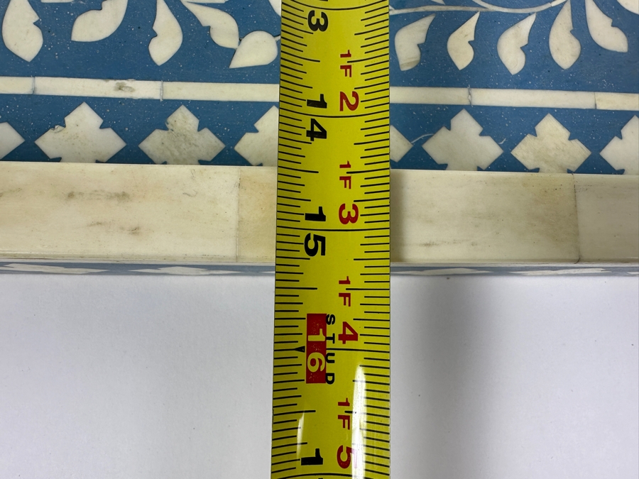 Bone Inlay Serving Tray 20 X 15.5 [Photo 6]