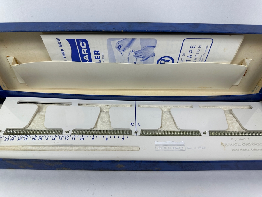 New Ferance Construction Co. Drafting Tool Beam, New K&E Keuffel & Esser Co. Paragon Ruler, Acu-Arc Ruler & Alteneder 612 Protractor Tool [Photo 9]