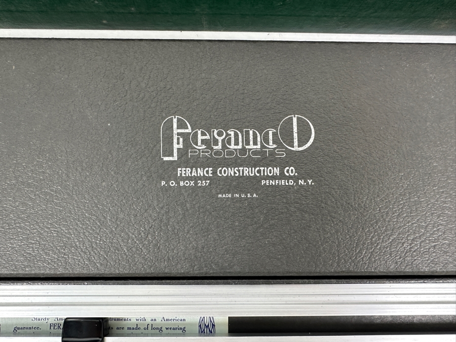 New Ferance Construction Co. Drafting Tool Beam, New K&E Keuffel & Esser Co. Paragon Ruler, Acu-Arc Ruler & Alteneder 612 Protractor Tool [Photo 3]