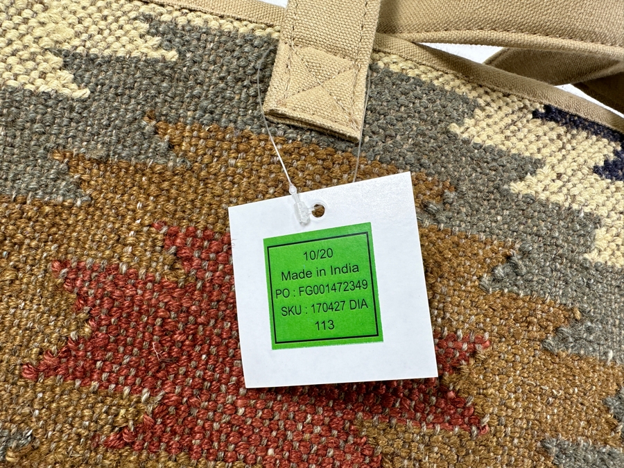 Large Jute Tote 24'W x 16H x 20H [Photo 3]