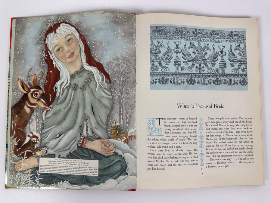 Vintage 1961 Hardcover Book The Snow Queen and Other Tales A Deluxe Golden Book [Photo 2]