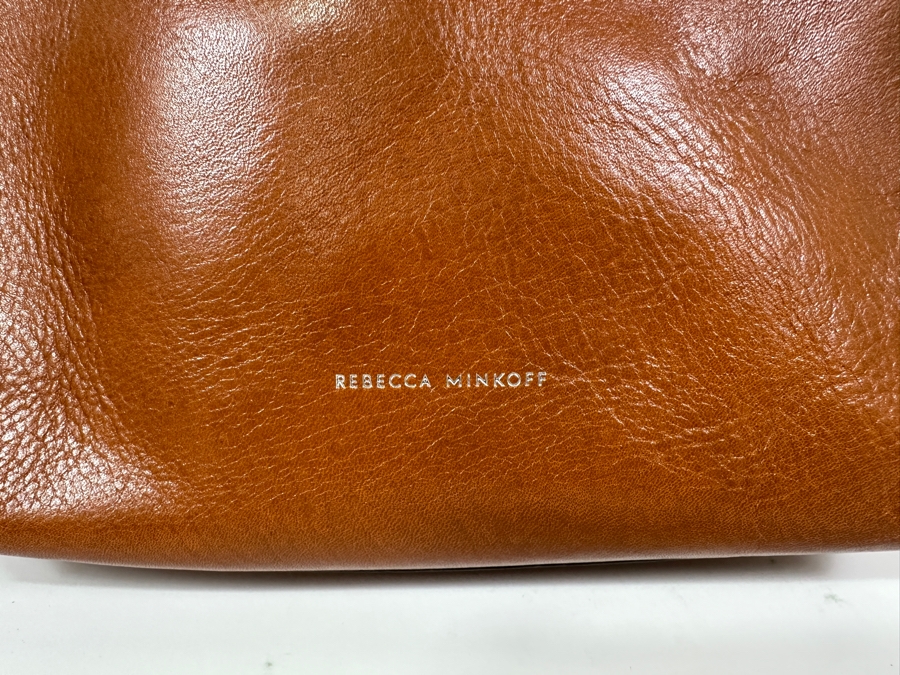 New Rebecca Minkoff Leather Kate MD Conv Bucket Bag - Acorn Color Retails $348 [Photo 3]