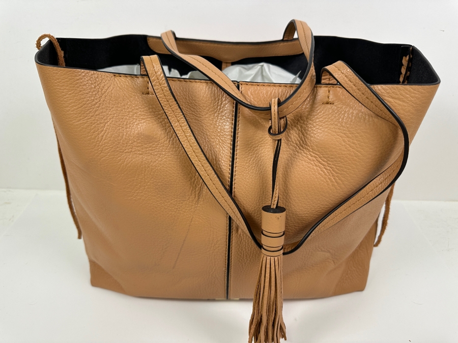 New Rebecca Minkoff Leather Tote 16'W x 5'D X 13'H - Color Closest to Most Zoomed in Shot [Photo 3]