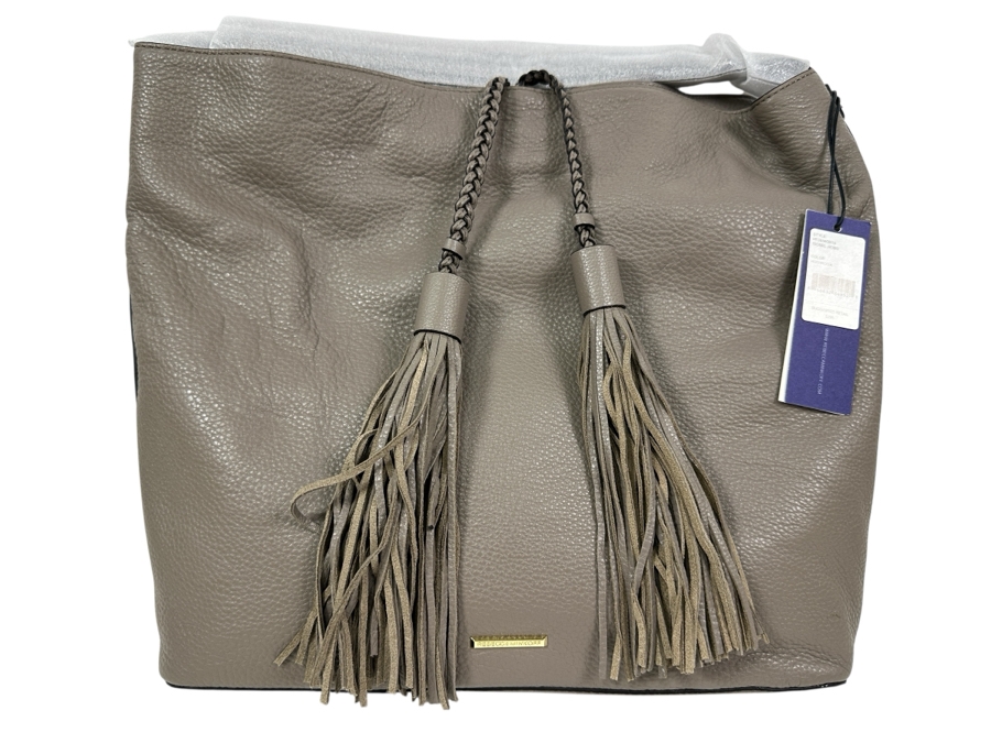 New Rebecca Minkoff Leather Hobo Color - Mushroom 14'W x 5'D X 12'H Retails $295