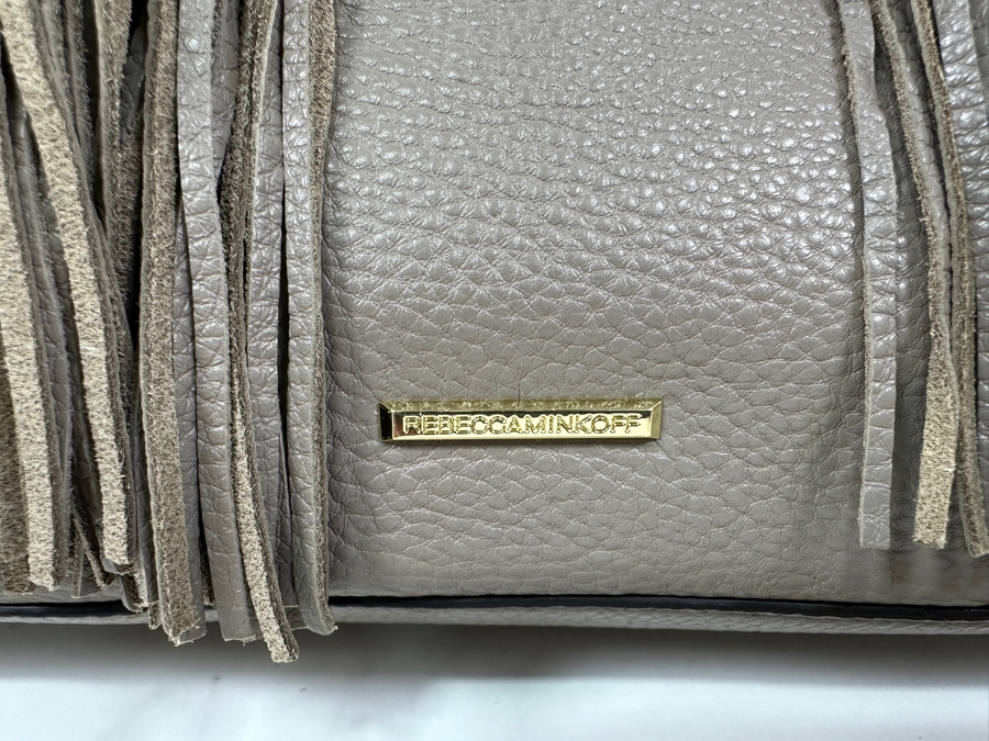 New Rebecca Minkoff Leather Hobo Color - Mushroom 14'W x 5'D X 12'H Retails $295 [Photo 3]