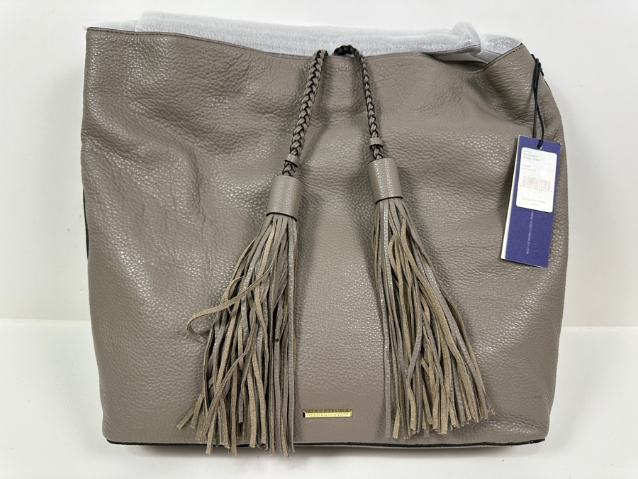 New Rebecca Minkoff Leather Hobo Color - Mushroom 14'W x 5'D X 12'H Retails $295 [Photo 2]