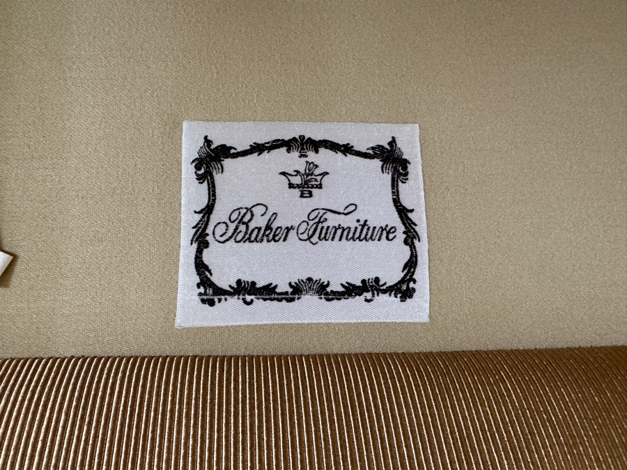 Barbara Barry By Baker Furniture Sofa Coach With Bergamo Fabric And Seven Throw Pillows 109'W X 40'D X 34'H Retails $5,900 [Photo 8]