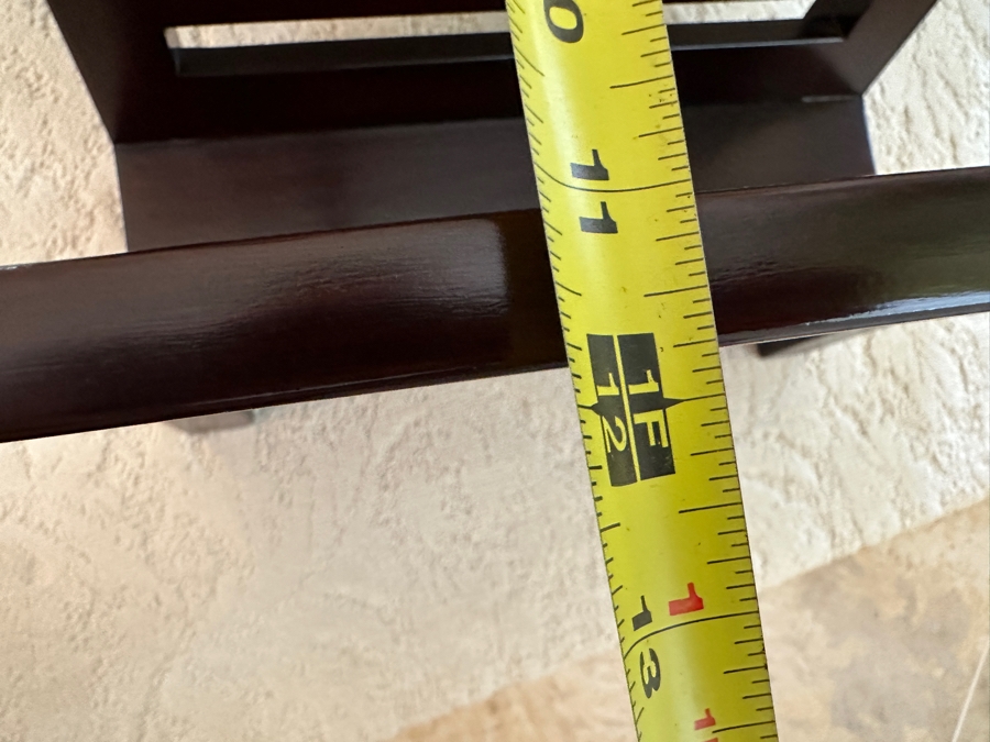 Wooden Magazine Rack #1 19'W X 12'D X 16'H Retails $690 [Photo 5]