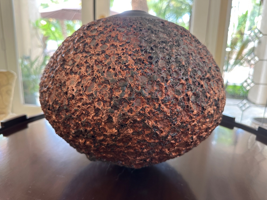 Signed Raku Art Pottery Vase [Photo 4]