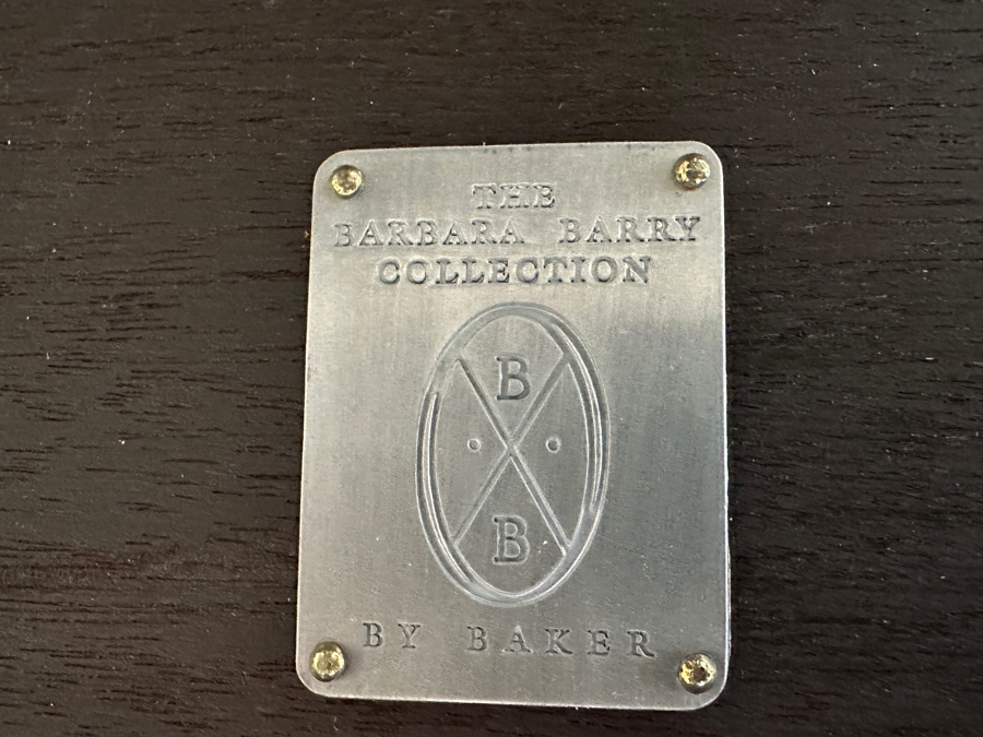 The Barbara Barry Collection By Baker Furniture Round Pedestal Dining Table With Six Dining Armchairs 68'W X 29.5'H Retails $15,700 [Photo 13]