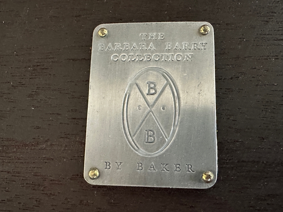 The Barbara Barry Collection By Baker Furniture Round Pedestal Dining Table With Six Dining Armchairs 68'W X 29.5'H Retails $15,700 [Photo 12]