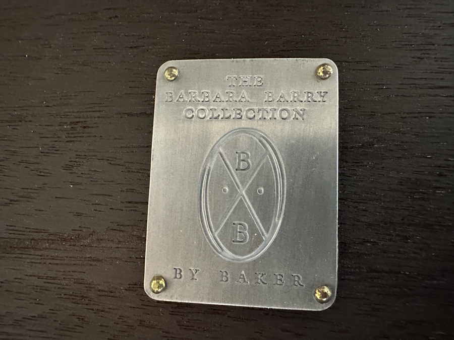 The Barbara Barry Collection By Baker Furniture Round Pedestal Dining Table With Six Dining Armchairs 68'W X 29.5'H Retails $15,700 [Photo 11]